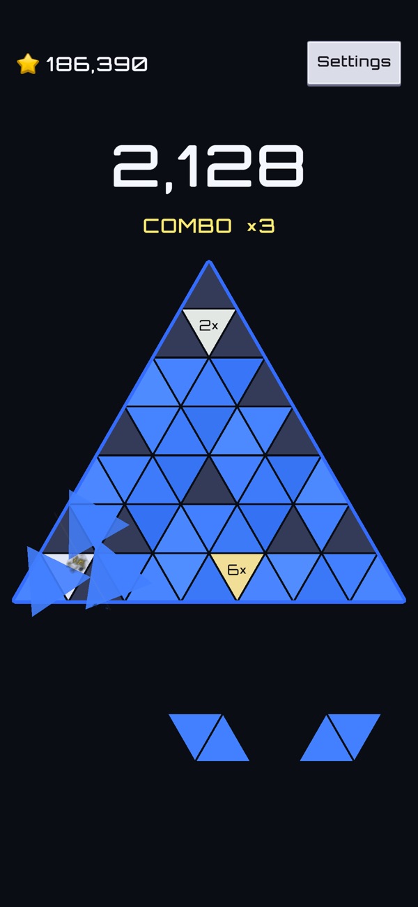 Official Triangle Smash gameplay screenshot